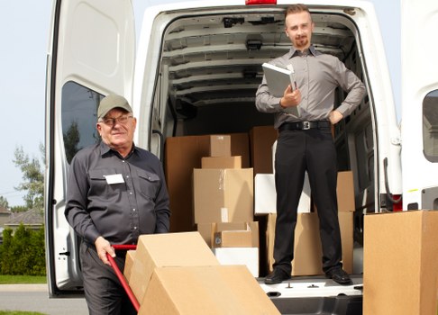Careful packing and transport for a flat move in West London