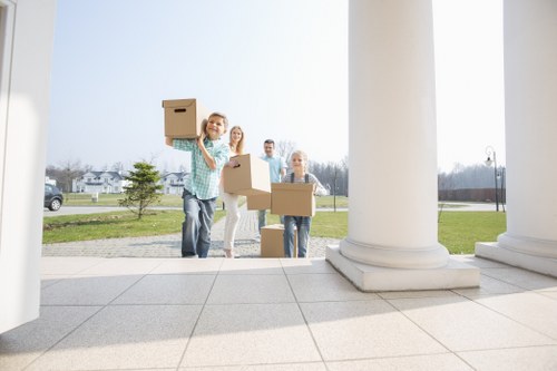 Removal team planning a house move in Ealing