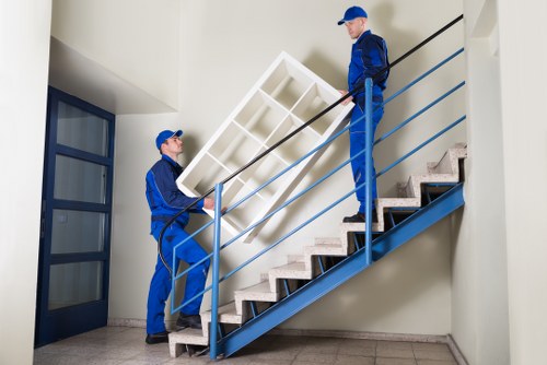 Professional removals team preparing a move in Ealing