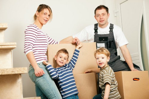 Local removals team working on a residential move in Ealing