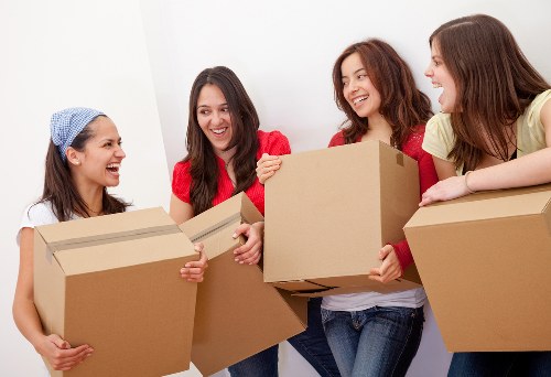 Careful loading for a flat or house move in Ealing