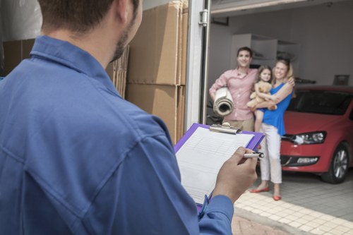 Booking a man with a van for transport across Ealing