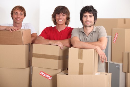 Securely packed belongings ready for safe transport
