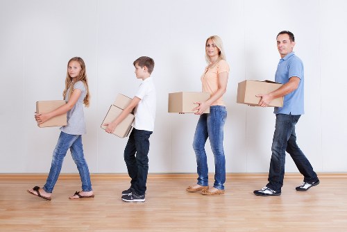 Packing and transport of office furniture for a business move in Ealing